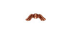 TierraCast Antique Copper (plated) Small Angel Wings 5x14mm