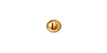 TierraCast Antique Gold (plated) Alphabet Bead