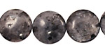 Blue Pearl Puff Coin 16mm