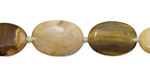 Itasy Jasper Flat Oval 14x10-17x11mm