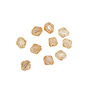 Champagne Faceted Bicone 4mm