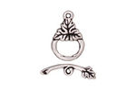 TierraCast Antique Silver (plated) Harvest Toggle Clasp 18x12mm