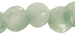 Green Aventurine Wavy Coin Petal 17-20mm