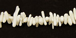 Coral, White Bamboo Chips