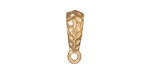 TierraCast Antique Gold (plated) Hammertone Bail 5x18mm