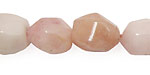Morganite Faceted Nugget 14-18x12-15mm
