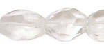 Rock Crystal Tumbled Faceted Nugget 20x15-25x18mm