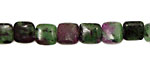 Ruby Zoisite Puff Square 8mm