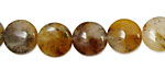 Lodolite Puff Coin 12mm
