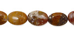 Agua Nueva Agate Flat Oval 14x10mm