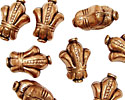 Copper Fleur de Lis 16x12mm