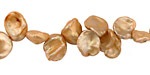 Champagne Keishi Drop 8-9x10-14mm