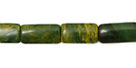 Madagascar Green Jade Thin Pillow 16x8mm