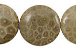 Petoskey Stone Puff Coin 30mm