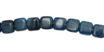 Pacific Blue Apatite Puff Square 8mm