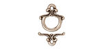 TierraCast Antique Silver (plated) Keepsake Toggle Clasp 12xmm, 13mm Bar