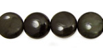 Rainbow Obsidian (AA) Puff Coin 14mm