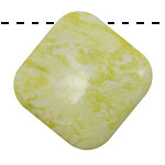 Natural Lemon Jade Diamond Pendant 38mm