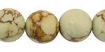 Lemon Chrysoprase (w/matrix) Round 16mm