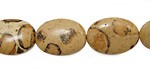 Madagascar Leopardskin Flat Oval 18x13mm
