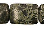 Green Conglomerate Jasper Thin Pillow 35x25mm