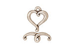 TierraCast Antique Silver (plated) Jubilee Toggle Clasp 14x17mm, 19mm bar