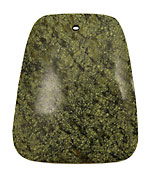 Russian Serpentine Rectangular Pendant 45x55mm