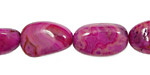 Ruby Crazy Lace Agate Tumbled Nugget 15-22x10-15mm