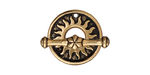 TierraCast Antique Gold (plated) Del Sol Toggle Clasp 19mm