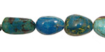 African Chrysocolla Tumbled Nugget 10x15-15x20mm