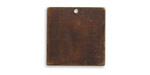 Vintaj Natural Brass Small Square Altered Blank 20mm