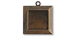 Vintaj Natural Brass Picture Frame 20x22mm