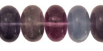 Rainbow Fluorite Rondelle 12x18mm