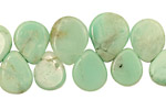 Chrysoprase Flat Teardrop 10-15x11-19mm
