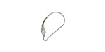 Sterling Silver Interchangeable Loop Leverback