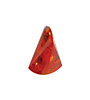Poppy Faceted Fan 12x18mm