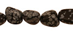 Snowflake Obsidian Tumbled Nugget 13-20x12-20mm