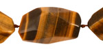 Tiger Eye Faceted Flat Slab 25-35x12-20mm