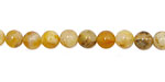 Idaho Plume Agate Round 6mm