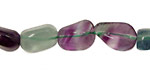Fluorite, Rainbow Tumbled Nugget (small) 10-15x9-11mm