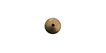 Vintaj Natural Brass Smooth Saucer Bead 3.5x8mm