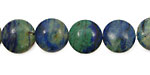 China Chrysocolla Puff Coin 12mm