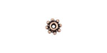 Antique Silver (plated) Beaded Flower Spacer 9mm