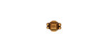 TierraCast Antique Gold (plated) Deco Cube Spacer 7x5mm