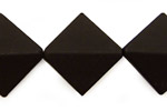 Brazil Black Stone (matte-finish) Cut Diamond 20mm