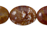 Agua Nueva Agate Flat Oval 30x20-22mm