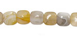 Botswana Agate (light) Puff Square 10mm
