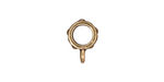 TierraCast Antique Gold (plated) .25 ID Legend Bail 3x13mm