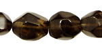 Smoky Quartz Faceted Nugget 15-21x12-15mm