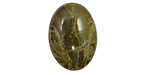 African Green Jasper Oval Cabochon 18x25mm